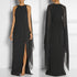 Chiffon Stitching Maxi Evening Dress - ROUTINE FASHION